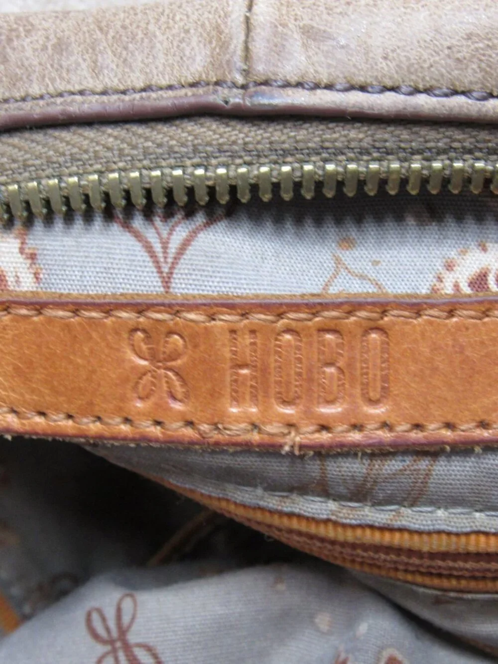 Hobo International Tan Brown Leather MARLEY Slouchy Bag